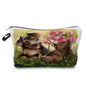 Dog Cosmetic Bag Travel Toiletry Organizer