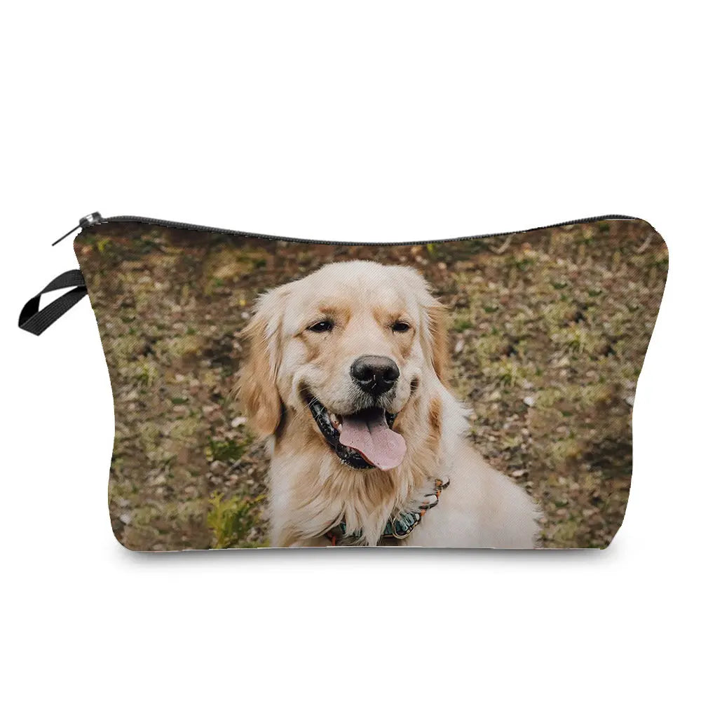 Dog Cosmetic Bag Travel Toiletry Organizer