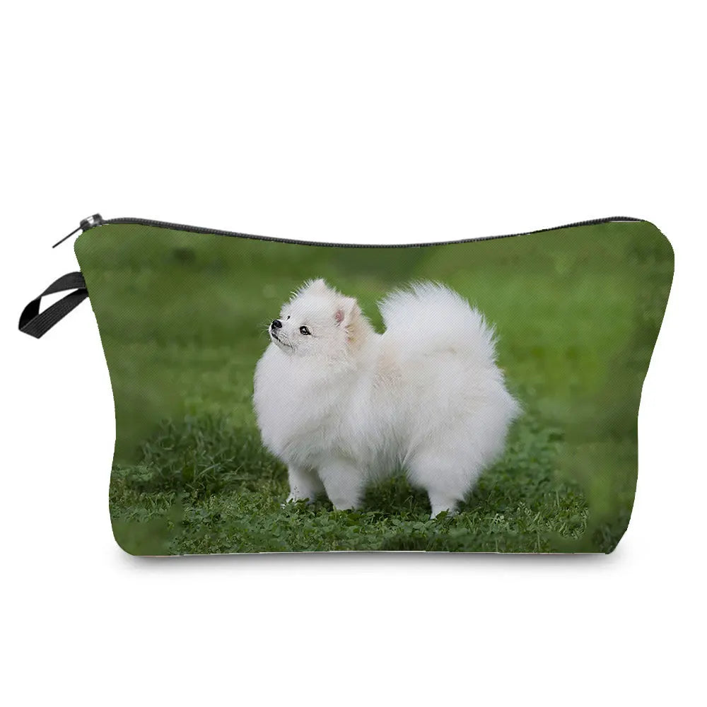 Dog Cosmetic Bag Travel Toiletry Organizer