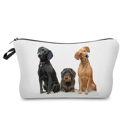 Dog Cosmetic Bag Travel Toiletry Organizer