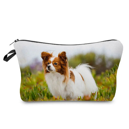 Dog Cosmetic Bag Travel Toiletry Organizer