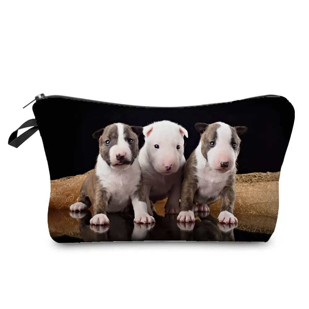 Dog Cosmetic Bag Travel Toiletry Organizer