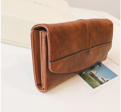 Vintage Wallet Women PU Leather Wallet