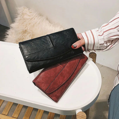 Vintage Wallet Women PU Leather Wallet