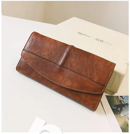 Vintage Wallet Women PU Leather Wallet