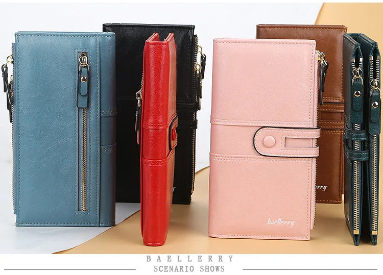 Women Wallet - Top Quality Card Holder Classic Female Purse