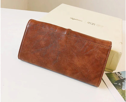 Vintage Wallet Women PU Leather Wallet