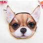 3D wallet zipper dog coin purse