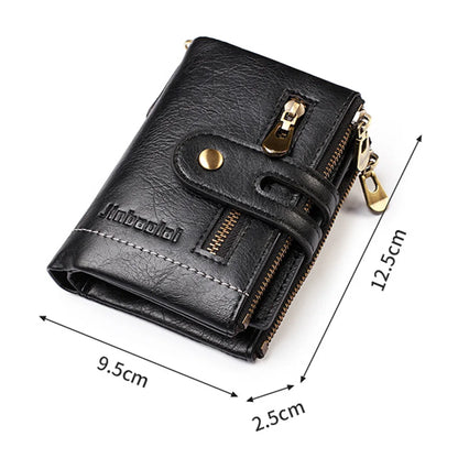 Men Wallets PU Leather Retro