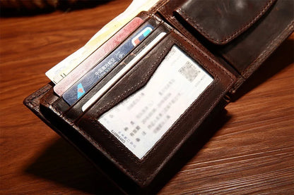 GENODERN Cow Leather Men Wallets