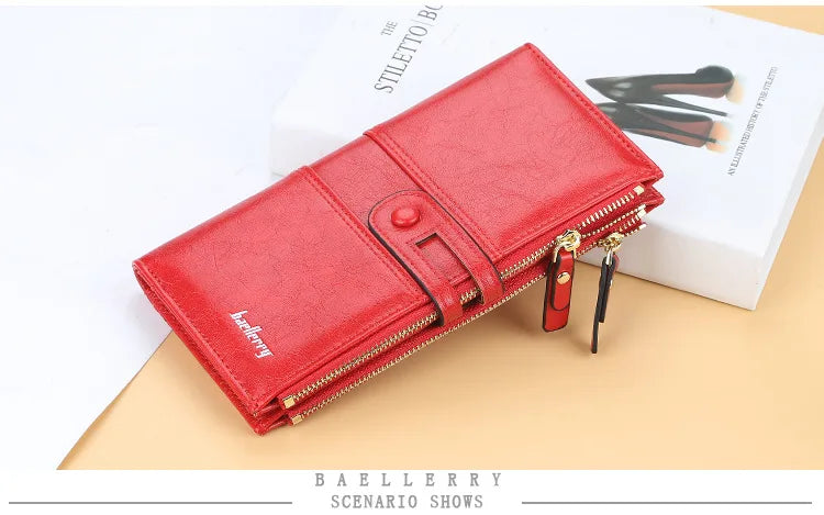 Women Wallet - Top Quality Card Holder Classic Female Purse