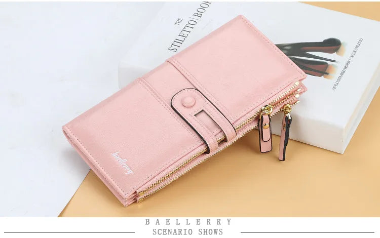 Women Wallet - Top Quality Card Holder Classic Female Purse