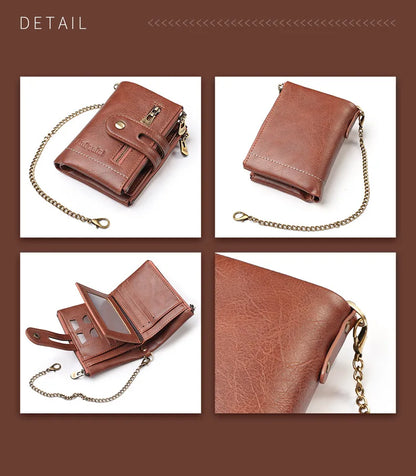 Men Wallets PU Leather Retro