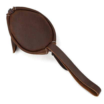 Vintage Genuine Leather Mini Coin Purse