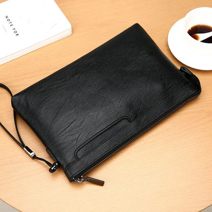 Business Clutch Bag PU Leather Men's Wallet