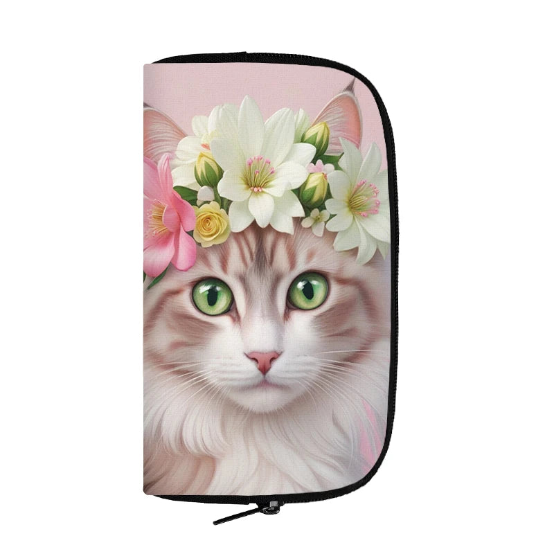 Cat Wallet Credit Card Holder & Clutch