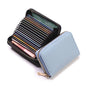 Business Card Holder Wallet PU Leather