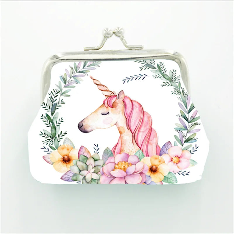 Unicorn Mini Coin Purse – Zipper Wallet for Girls & Women