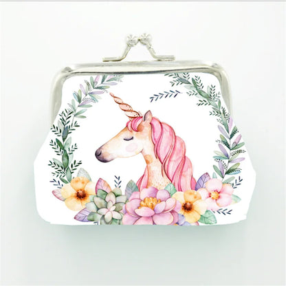 Unicorn Mini Coin Purse – Zipper Wallet for Girls & Women