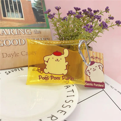 PVC Transparent Cartoon Sanrio Jelly Wallet