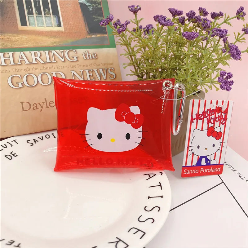 PVC Transparent Cartoon Sanrio Jelly Wallet