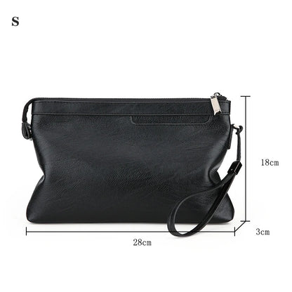 Business Clutch Bag PU Leather Men's Wallet