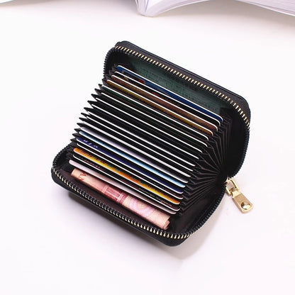 Business Card Holder Wallet PU Leather