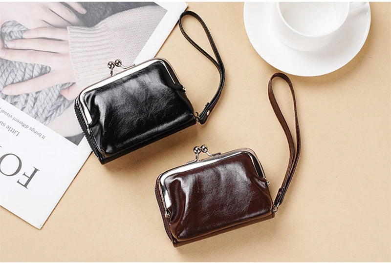 Women's Wallet Wrist Strap Retro Style