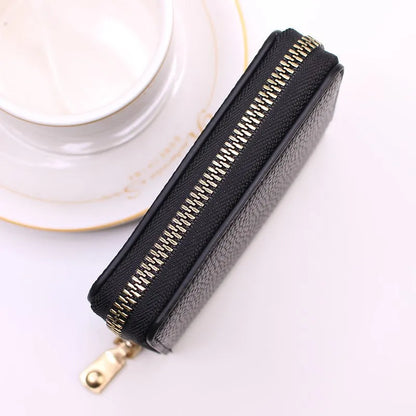 Business Card Holder Wallet PU Leather