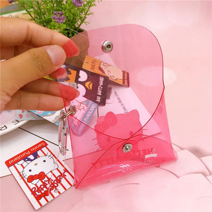 PVC Transparent Cartoon Sanrio Jelly Wallet