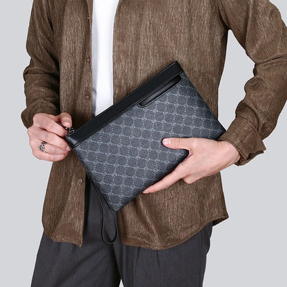 Business Men Clutch PU Leather Phone Handbag