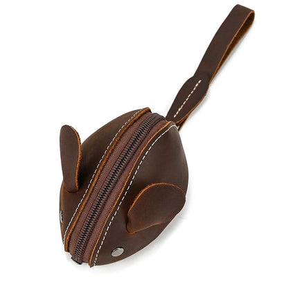 Vintage Genuine Leather Mini Coin Purse