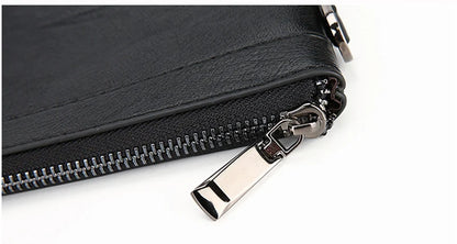 Business Clutch Bag PU Leather Men's Wallet