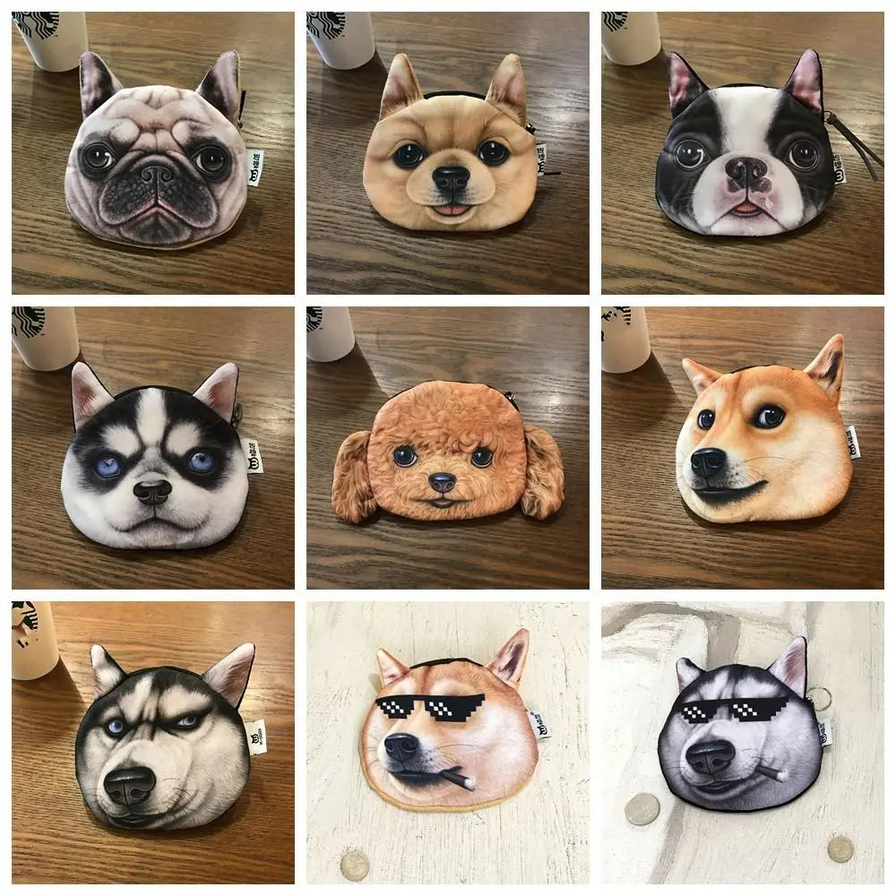 Dog Pattern Coin Purse