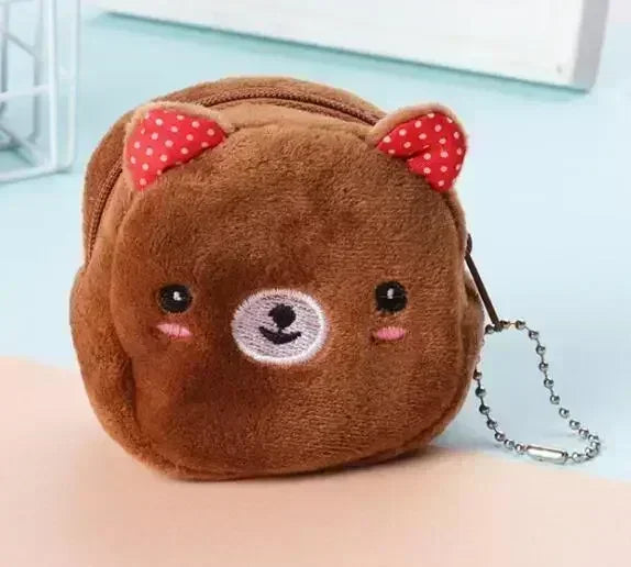 Animal Shape Plush Coin purse