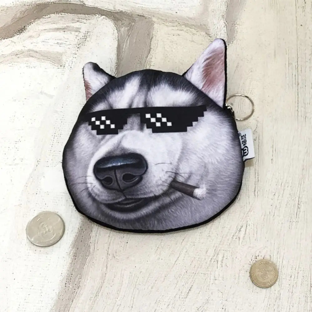 Dog Pattern Coin Purse