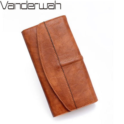 Vintage Wallet Women PU Leather Wallet