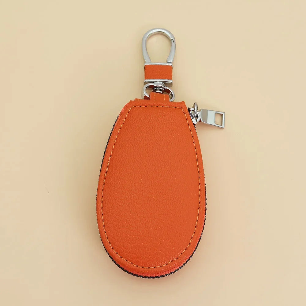 Leather Car Key Bags for Men Women