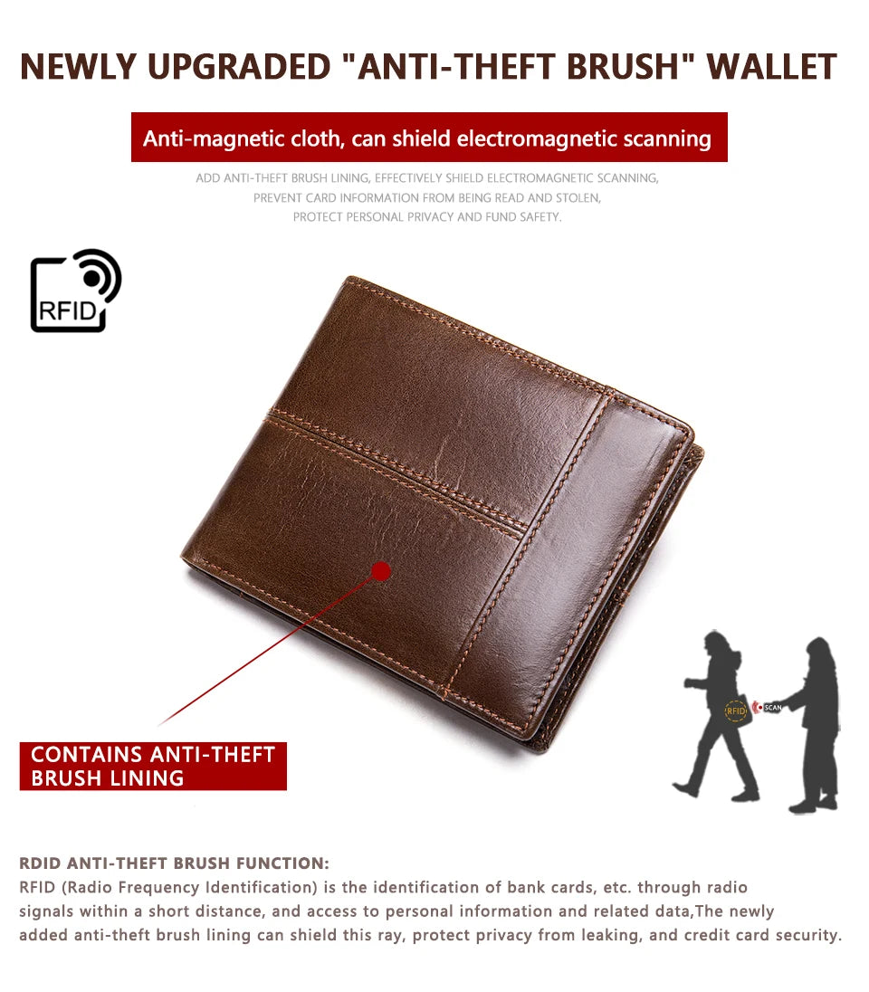 WESTAL Genuine Leather Wallet for Men