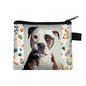 Floral Coin Purse Puppy Print Clutch