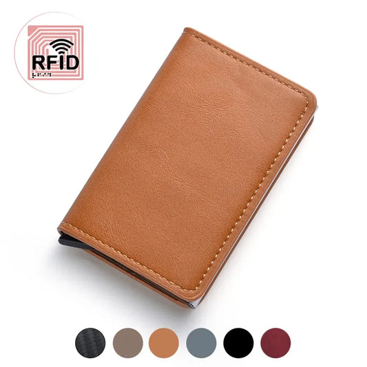 RFID Blocking Slim Card Holder Wallet