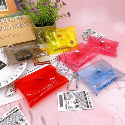 PVC Transparent Cartoon Sanrio Jelly Wallet