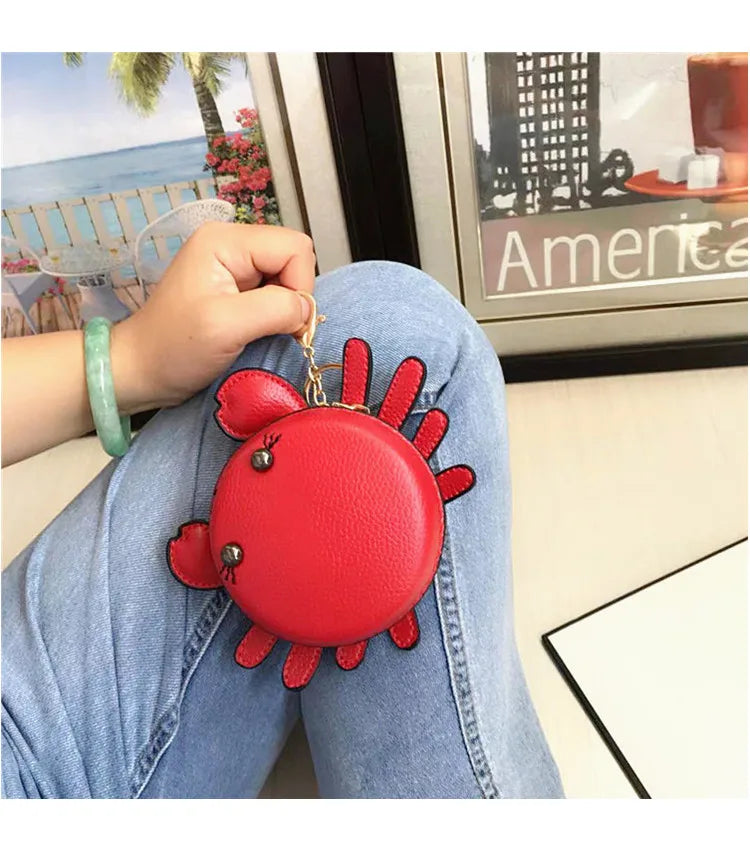 Woman Small Crab Coin Purse