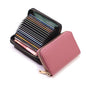 Business Card Holder Wallet PU Leather