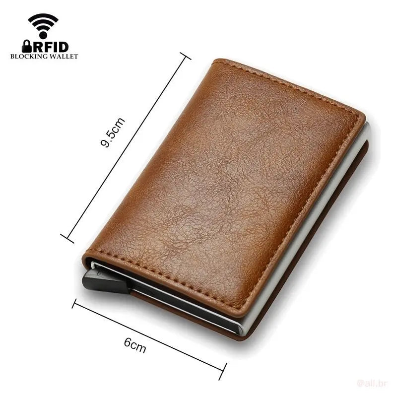 Carbon Fiber Wallet RFID Slim Card Holder