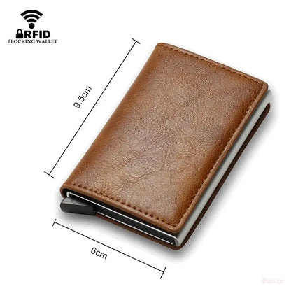 Carbon Fiber Wallet RFID Slim Card Holder