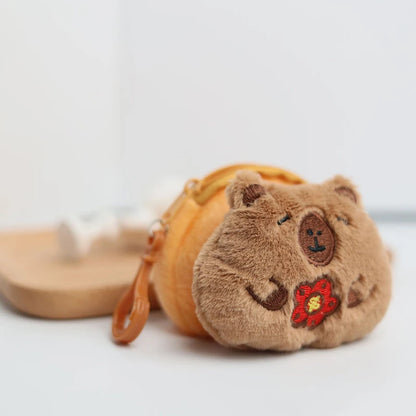 Capybara Plush Coin Purse