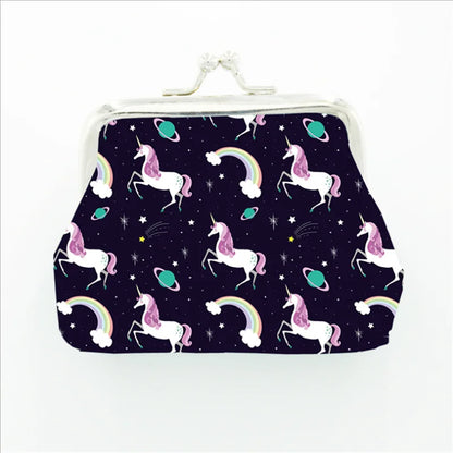 Unicorn Mini Coin Purse – Zipper Wallet for Girls & Women