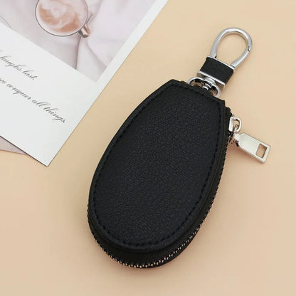 Leather Car Key Bags for Men Women