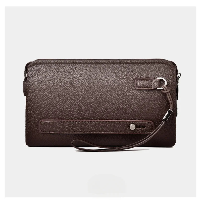 Men's clutch purse PU Leather Phone Bag